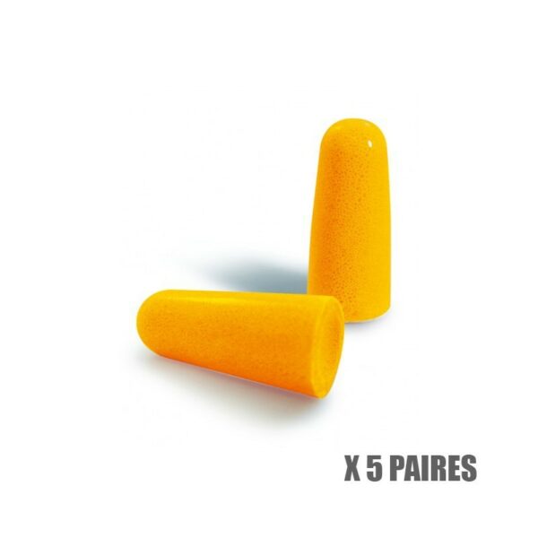 5 x paires de bouchon d'oreilles